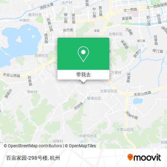 百亩家园-298号楼地图