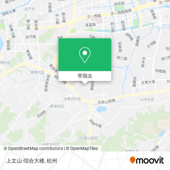 上文山-综合大楼地图