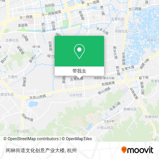 闲林街道文化创意产业大楼地图