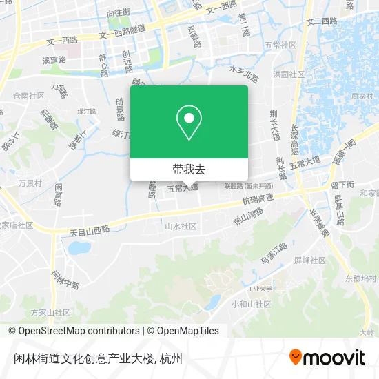 闲林街道文化创意产业大楼地图