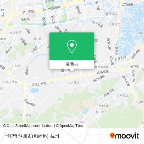 世纪华联超市(和睦路)地图