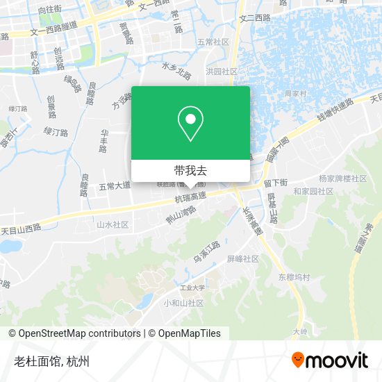 老杜面馆地图