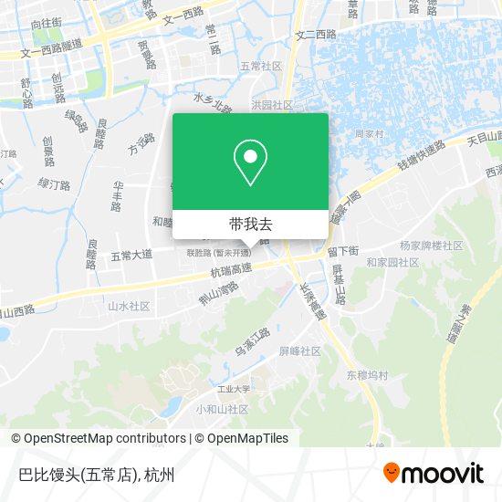 巴比馒头(五常店)地图