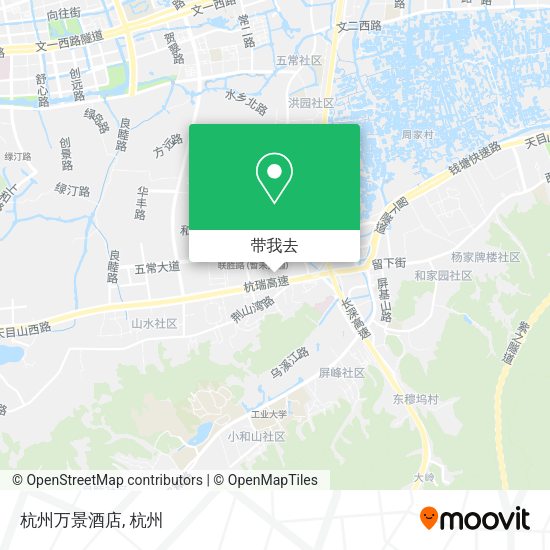 杭州万景酒店地图