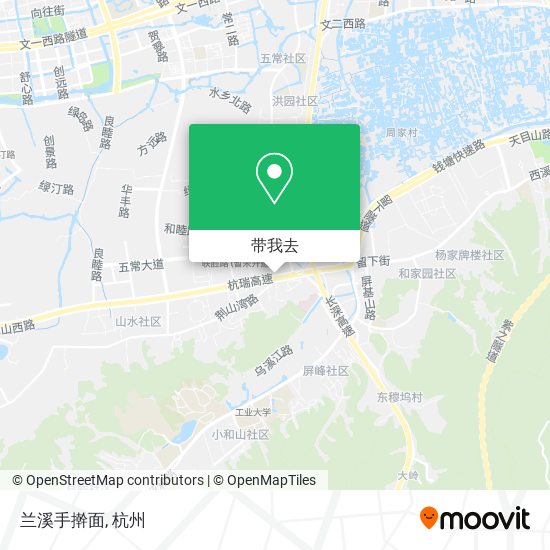 兰溪手擀面地图