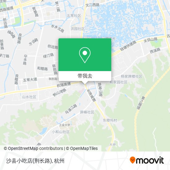 沙县小吃店(荆长路)地图
