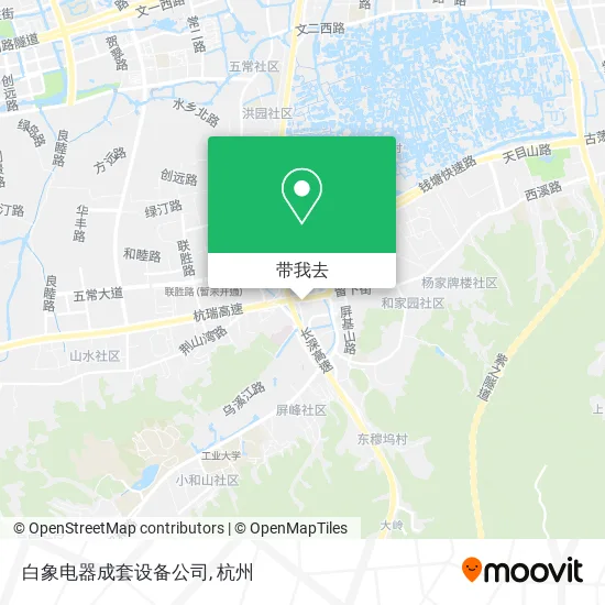 白象电器成套设备公司地图