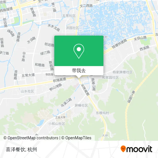 喜泽餐饮地图