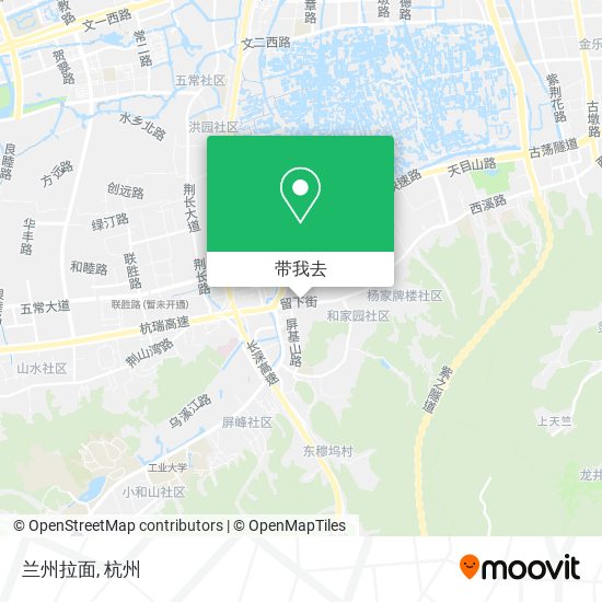 兰州拉面地图