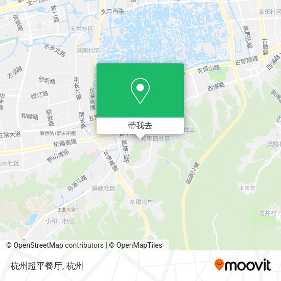 杭州超平餐厅地图