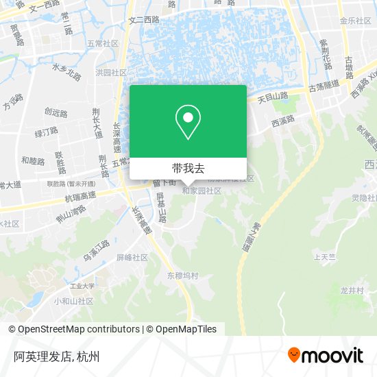 阿英理发店地图