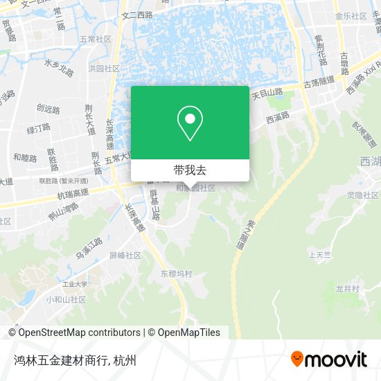 鸿林五金建材商行地图