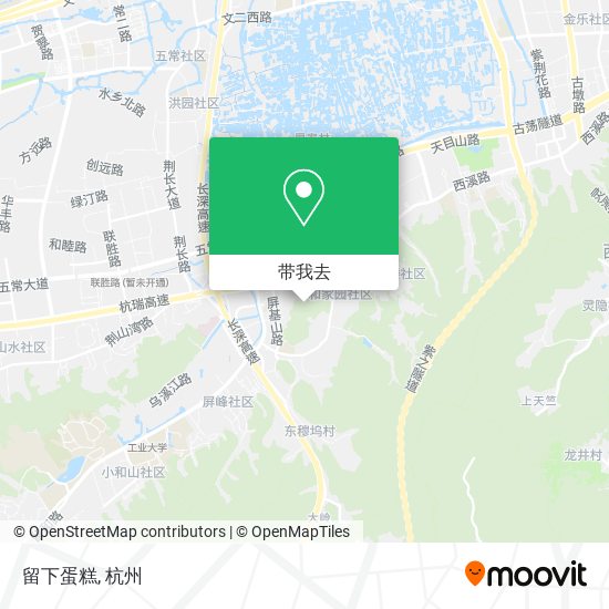 留下蛋糕地图