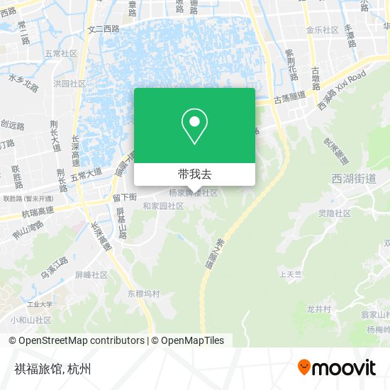 祺福旅馆地图