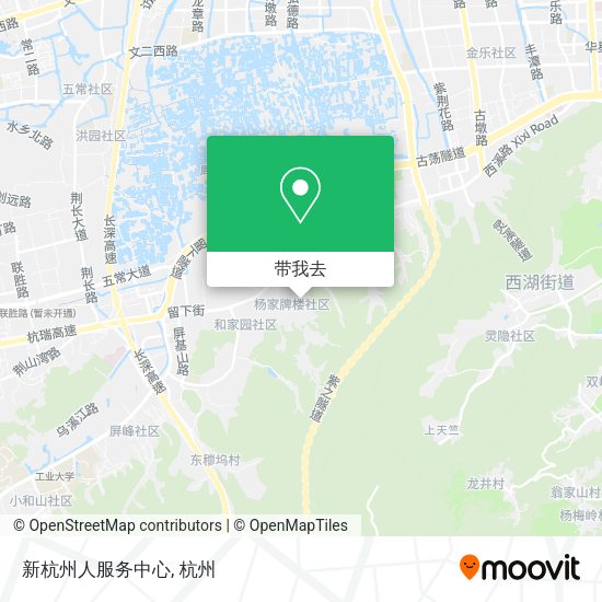 新杭州人服务中心地图