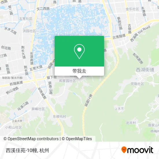 西溪佳苑-10幢地图
