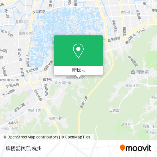 牌楼蛋糕店地图