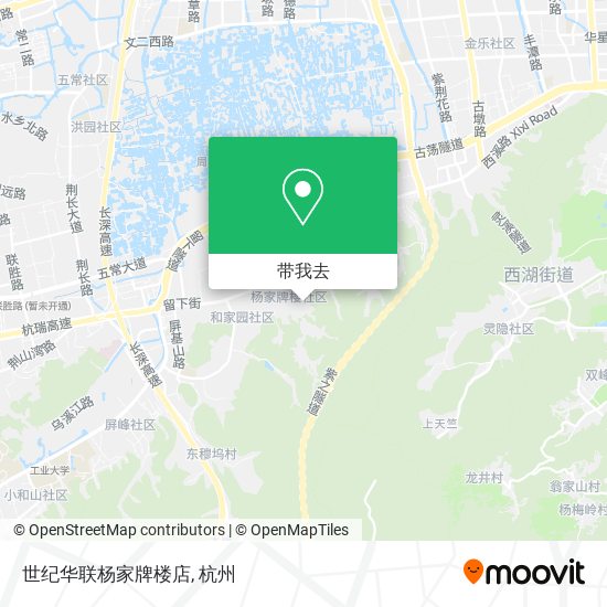 世纪华联杨家牌楼店地图