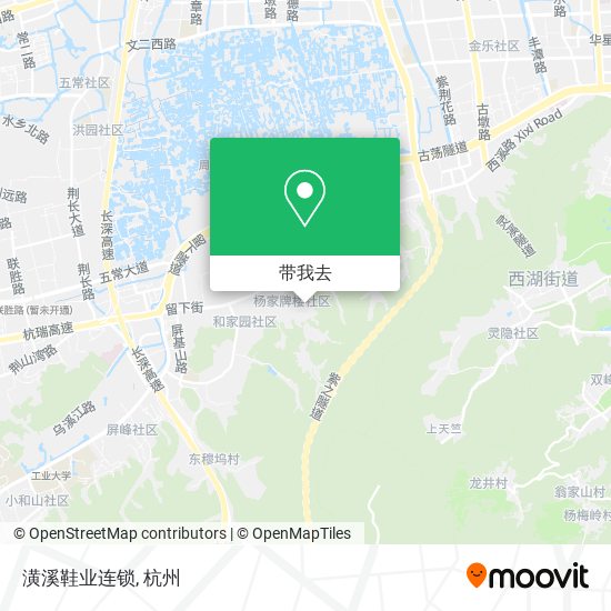 潢溪鞋业连锁地图