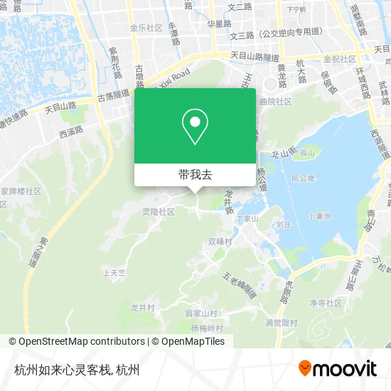 杭州如来心灵客栈地图