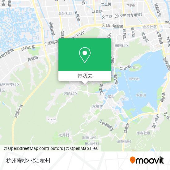 杭州蜜桃小院地图
