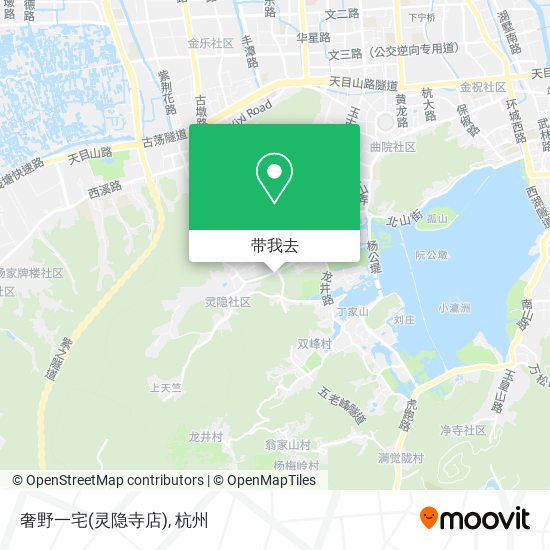 奢野一宅(灵隐寺店)地图