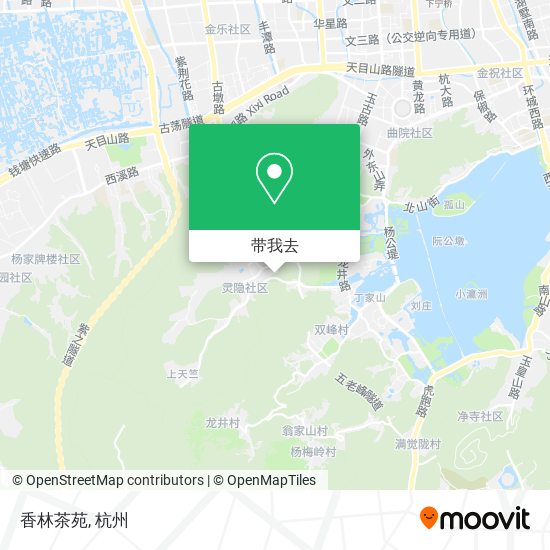 香林茶苑地图