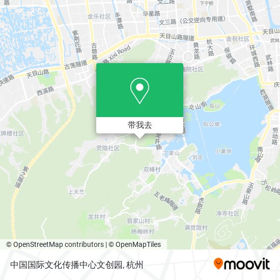 中国国际文化传播中心文创园地图