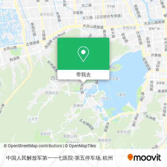 中国人民解放军第一一七医院-第五停车场地图