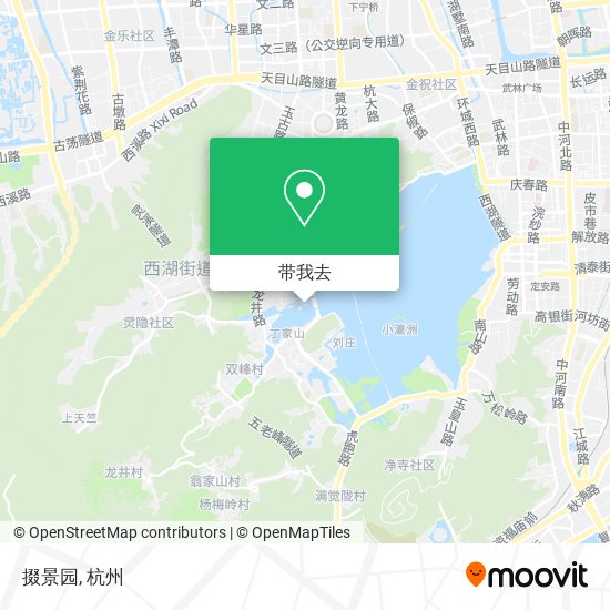 掇景园地图