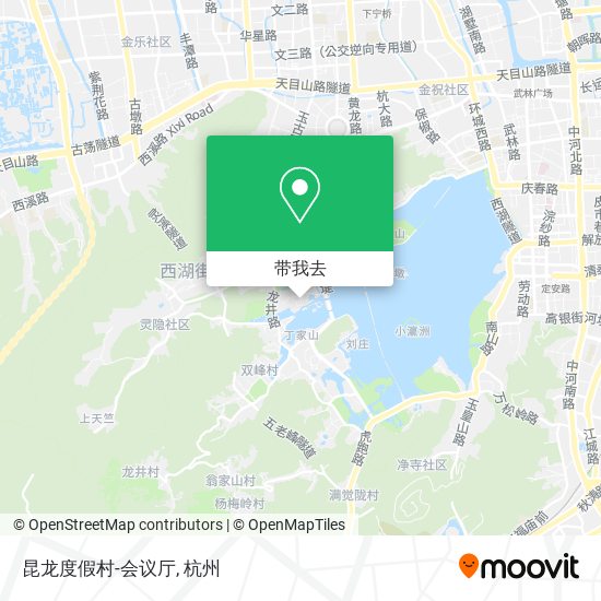 昆龙度假村-会议厅地图