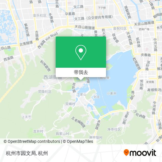 杭州市园文局地图