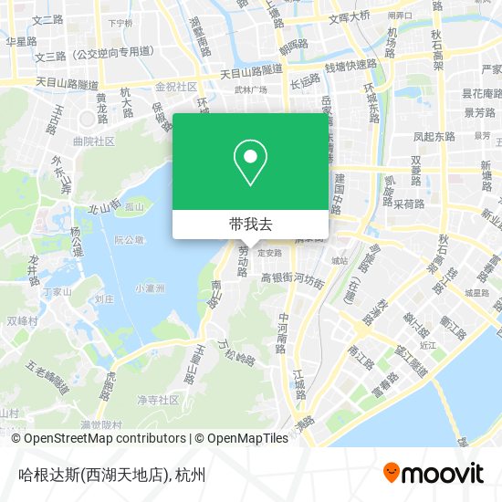 哈根达斯(西湖天地店)地图