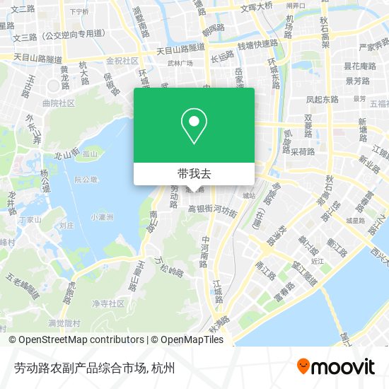 劳动路农副产品综合市场地图