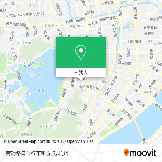劳动路口自行车租赁点地图