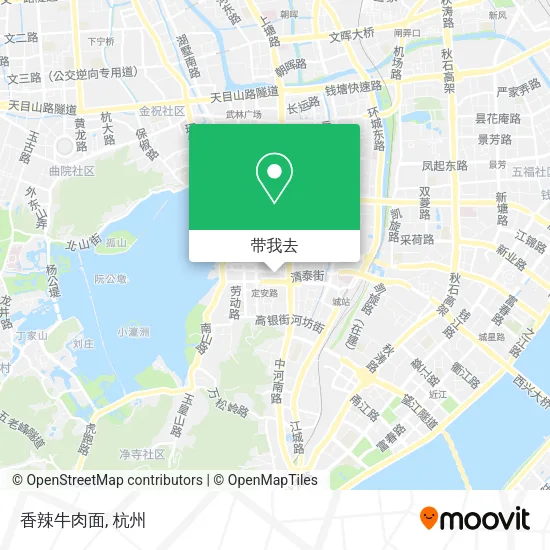 香辣牛肉面地图
