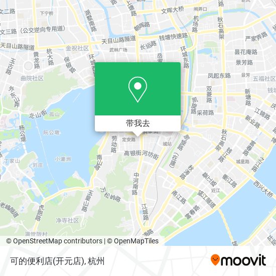 可的便利店(开元店)地图