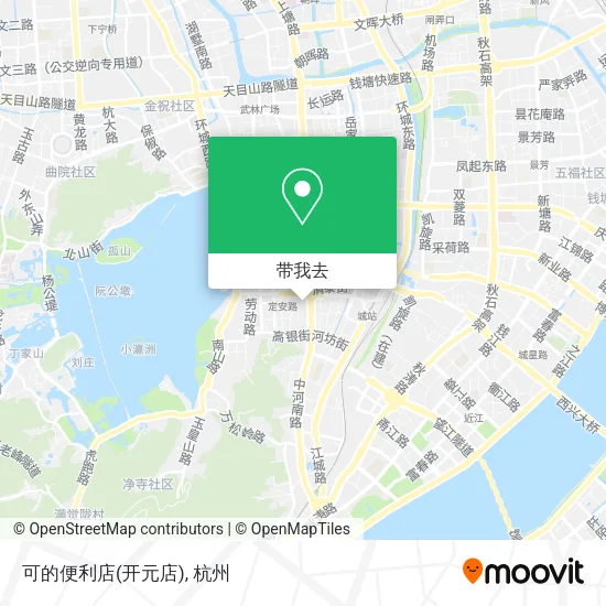 可的便利店(开元店)地图