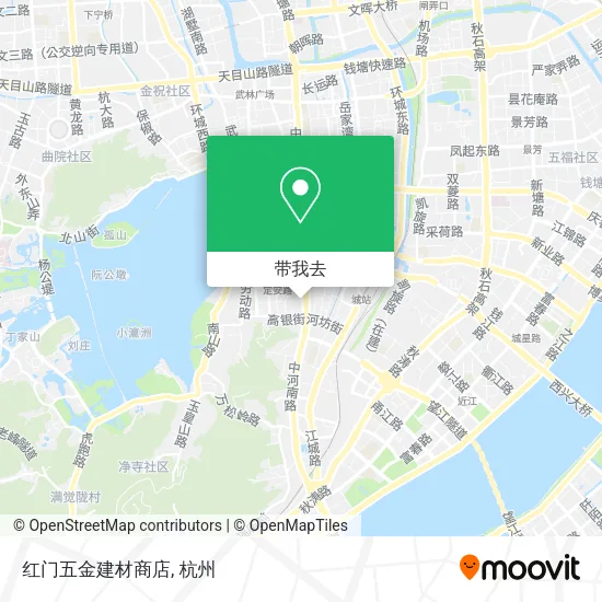 红门五金建材商店地图