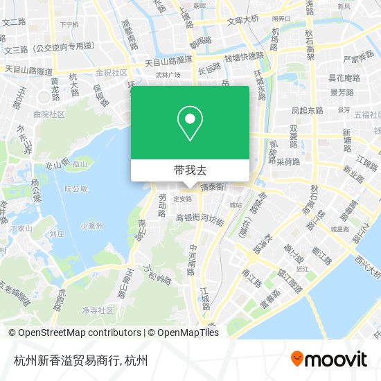 杭州新香溢贸易商行地图