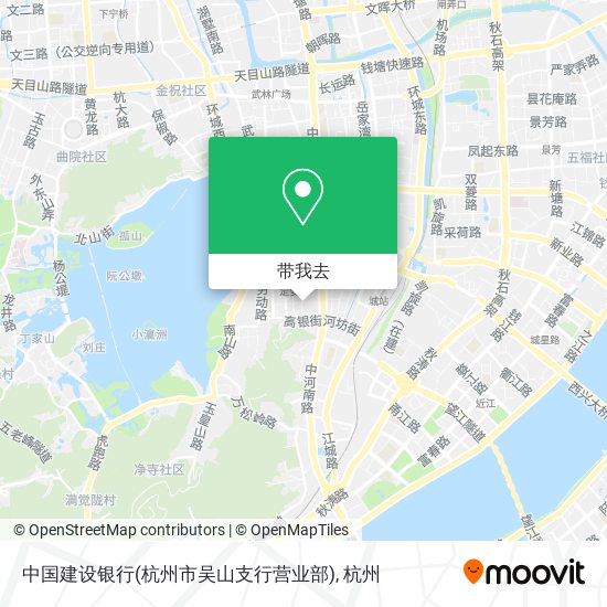 中国建设银行(杭州市吴山支行营业部)地图