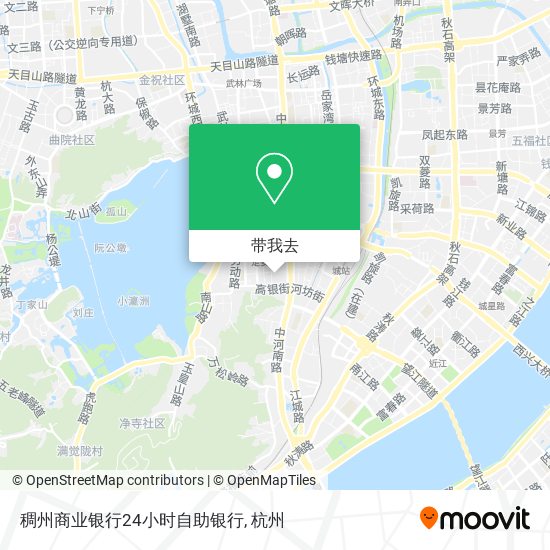 稠州商业银行24小时自助银行地图