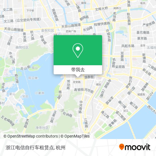 浙江电信自行车租赁点地图