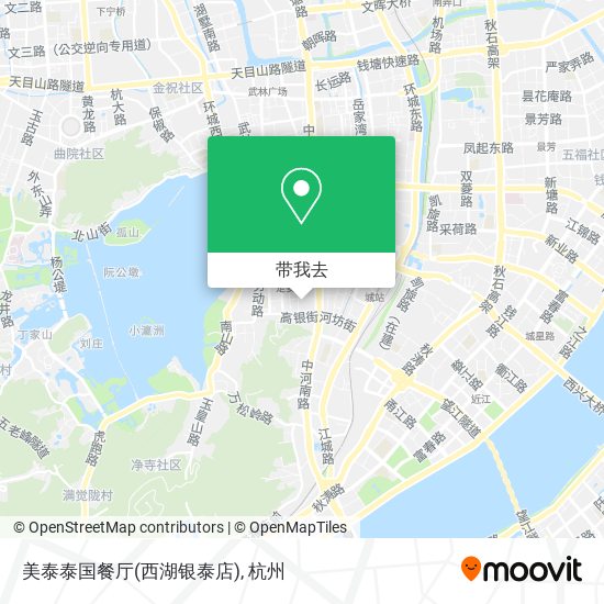 美泰泰国餐厅(西湖银泰店)地图
