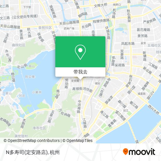 N多寿司(定安路店)地图