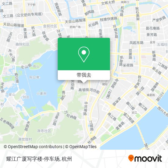 耀江广厦写字楼-停车场地图