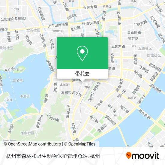 杭州市森林和野生动物保护管理总站地图