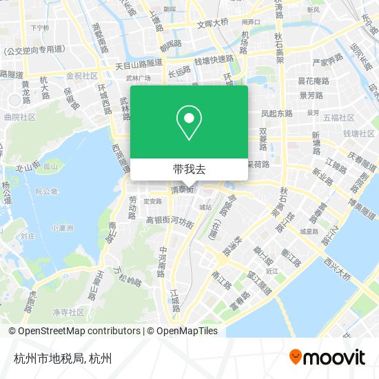 杭州市地税局地图