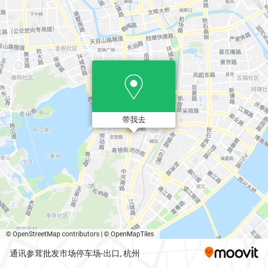 通讯参茸批发市场停车场-出口地图