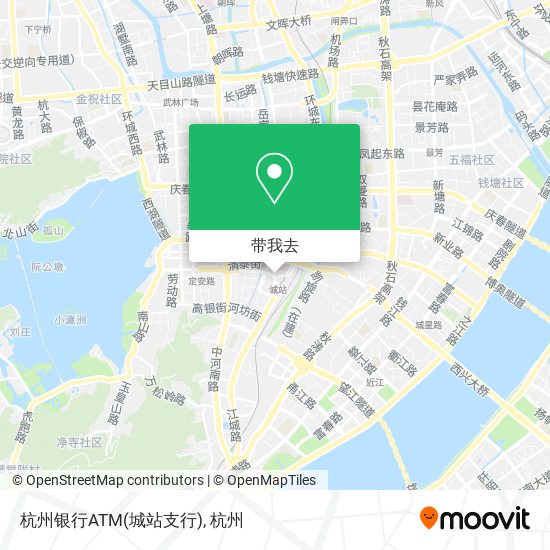 杭州银行ATM(城站支行)地图